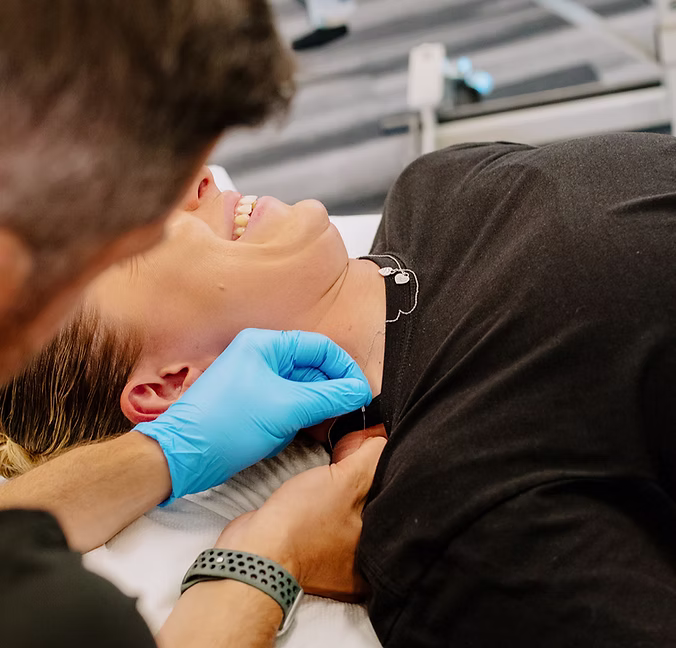 Dry needling being done at The Swift Institute